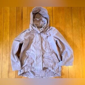 Womens Jolt Cargo TUCK Hoodie Blush Pink Zip Up
